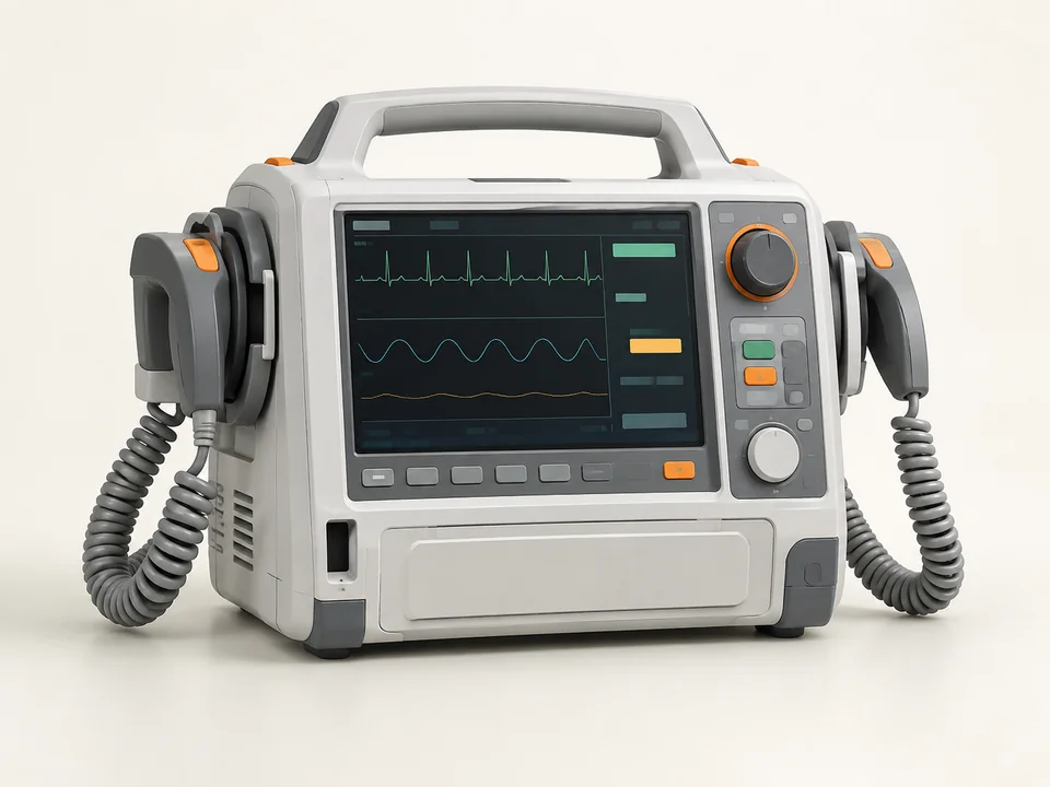 AI-generated generic illustration for Defibrillators; representative appearance only, not a supplied product