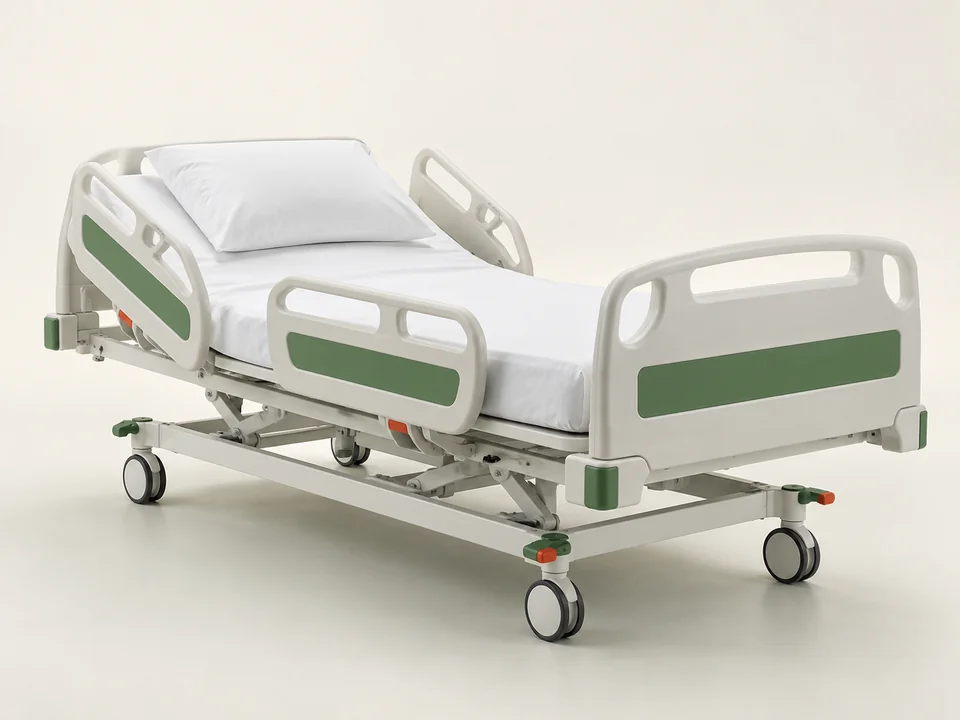 AI-generated generic illustration for ICU & Electric Hospital Beds; representative appearance only, not a supplied product