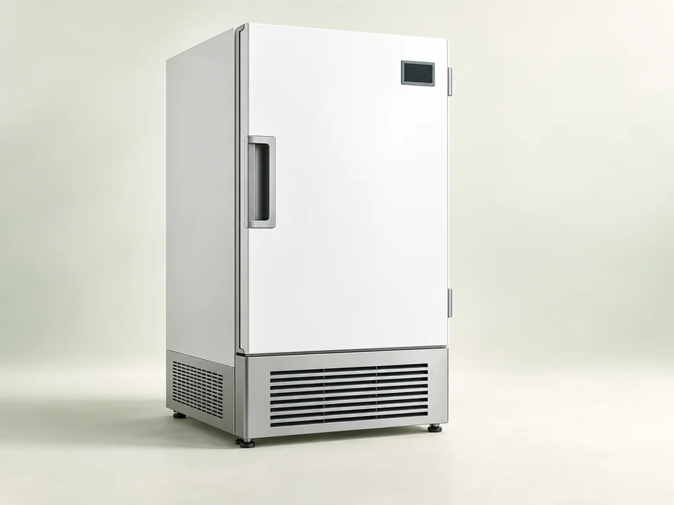 AI-generated generic illustration for Ultra-Low-Temperature Laboratory Freezers; representative appearance only, not a supplied product