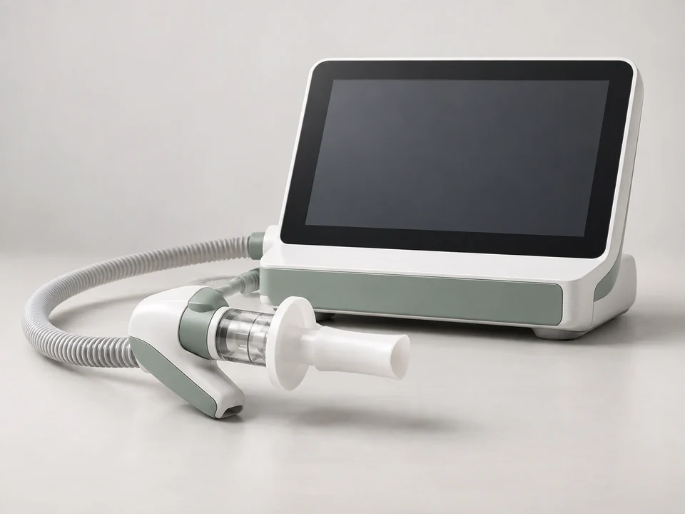 AI-generated generic illustration for Spirometers / PFT Systems; representative appearance only, not a supplied product