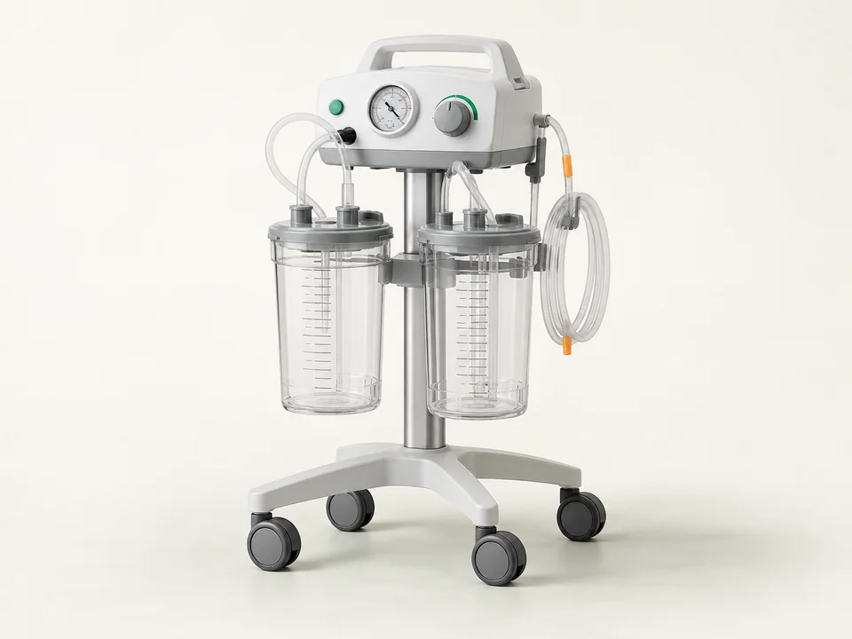 AI-generated generic illustration for Respiratory Suction Systems; representative appearance only, not a supplied product